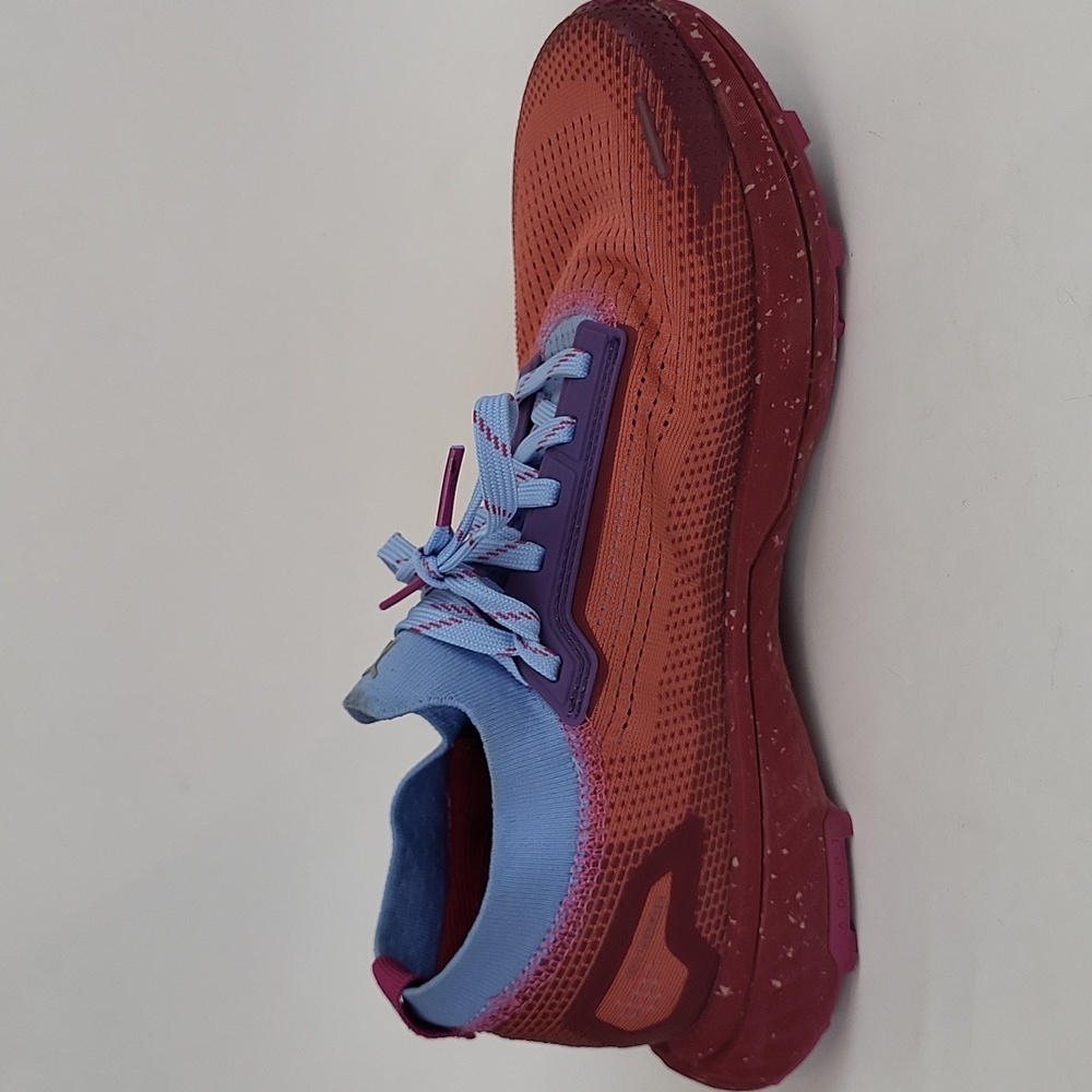 Women's Flux Special Edition Trail Running Shoe - Coral with Light Blue Accent - Picture 12 of 14